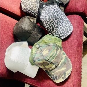 High Ponytail Hats Messy Bun Ballcaps